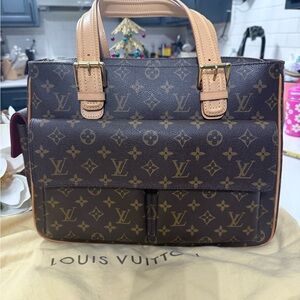 Louis Vuitton Monogram Tan and Brown bag